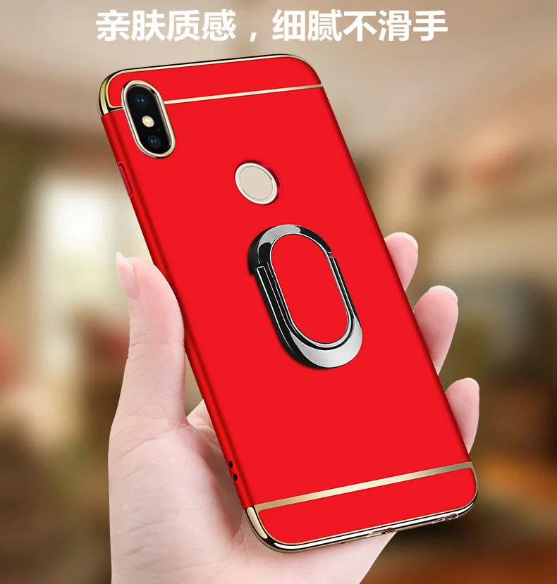 Чехол для Redmi Note 5 Pro 64 ГБ жесткий армированный бампер ударопрочный задний матовый
