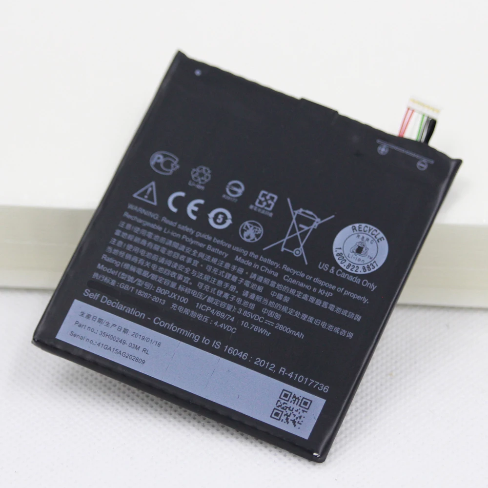 10 шт./лот Мобильная батарея B0PJX100 для HTC DESIRE D828 828U 828W One E9 + Plus BOPJX100 2800mah внутренняя