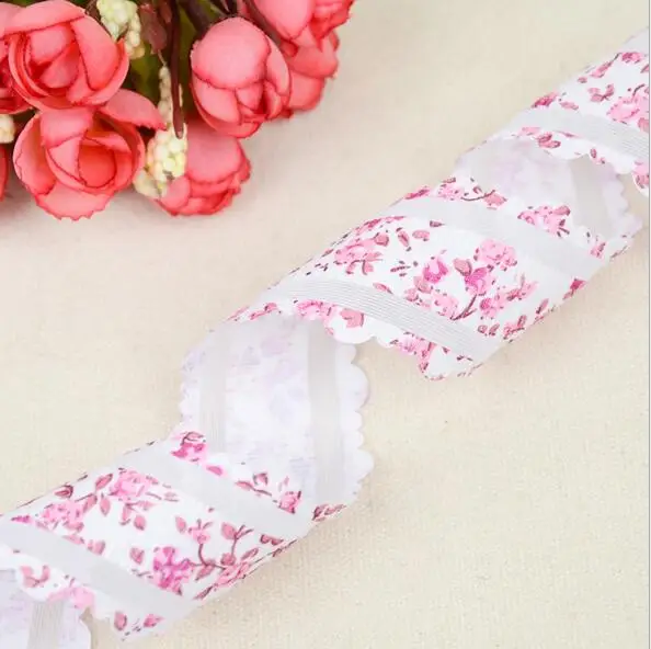 Лента из органзы с цветочным краем 3 8 см х 20 ярдов 6 цветов|organza lace ribbon|lace organzalace ribbon
