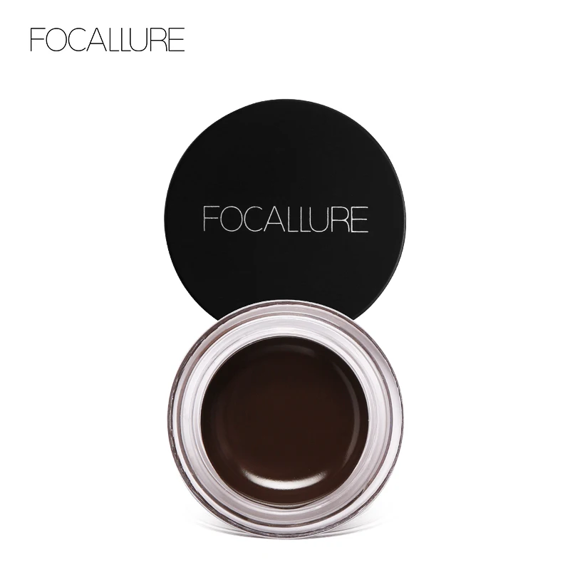 FOCALLURE, профессиональный гель для бровей, 5 цветов, водонепроницаемый, для бровей, усилитель, крем, макияж с кистью