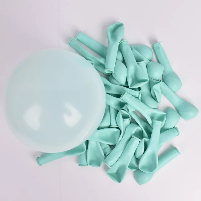 tiffany blue 30 шт 5 дюймов Макарон Цвет Пастель воздушные шарики в виде леденцов круглый, из латекса гелиевые балоны для дня рождения - Цвет: tiffany blue