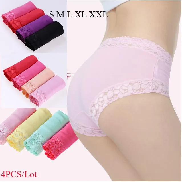 4 шт. женские кружевные трусики Размеры S M|underwear hipster|pantyunderwear clip |