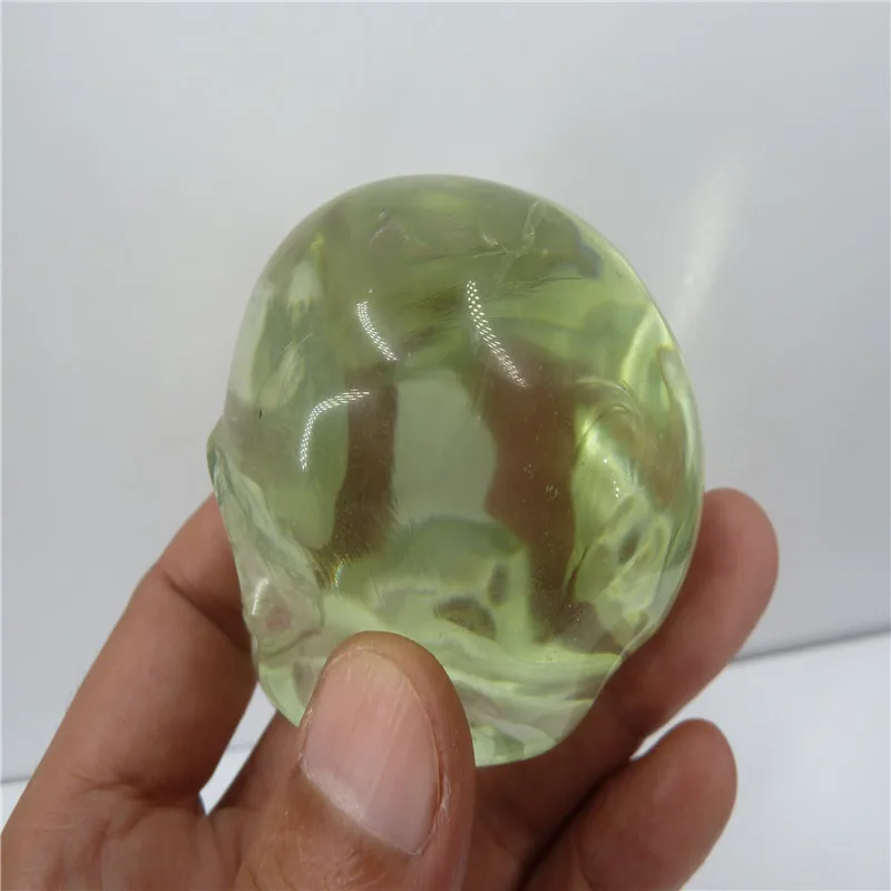 Smelting QUARTZ Crystal skull HEALING christmas decorations for home T41 | Stones