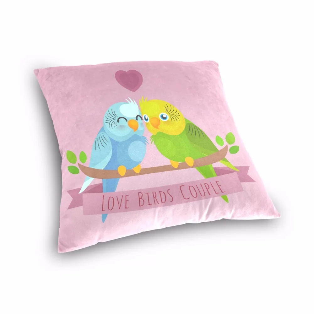 Purple Blue Decorative Square Pillowcase Covers 40/45/50cm Protect With Hidden Zipper Cotton Velvet Throw Pillow case Owl Lovers |