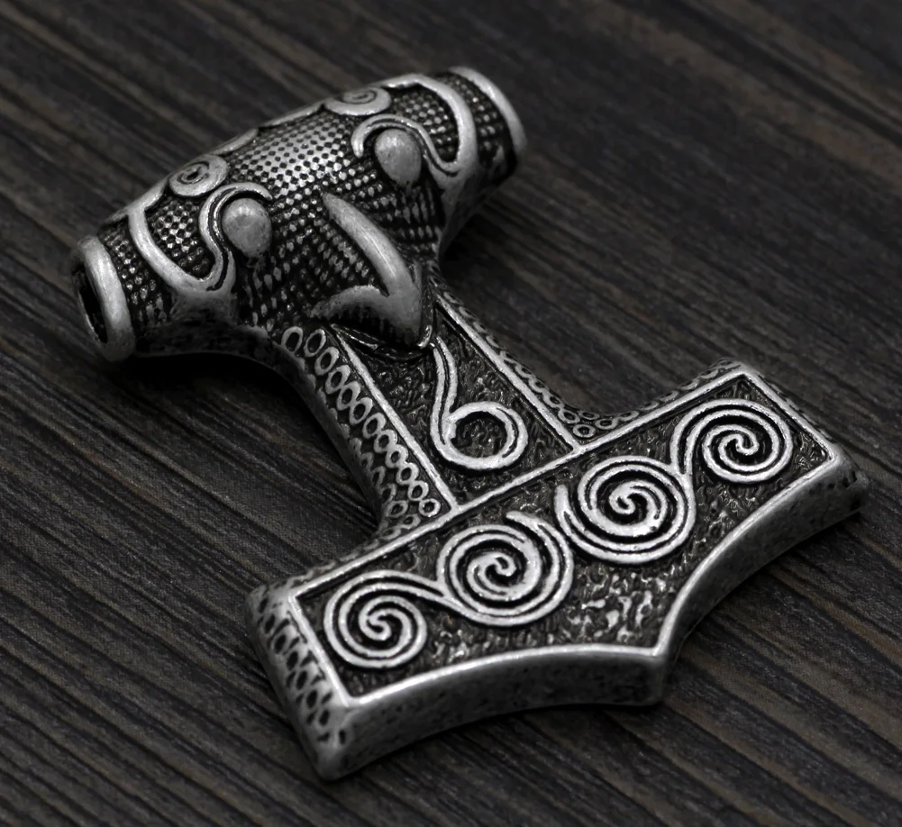 Викинг норвежский Odin Thors Mjolnir молоток Мужская Подвеска Ожерелье для мужчин|pendant