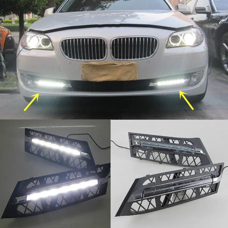 Светодиодный Габаритные огни DRL светодиодный Туман лампа для BMW 5 серии GT 535i 550i 2010