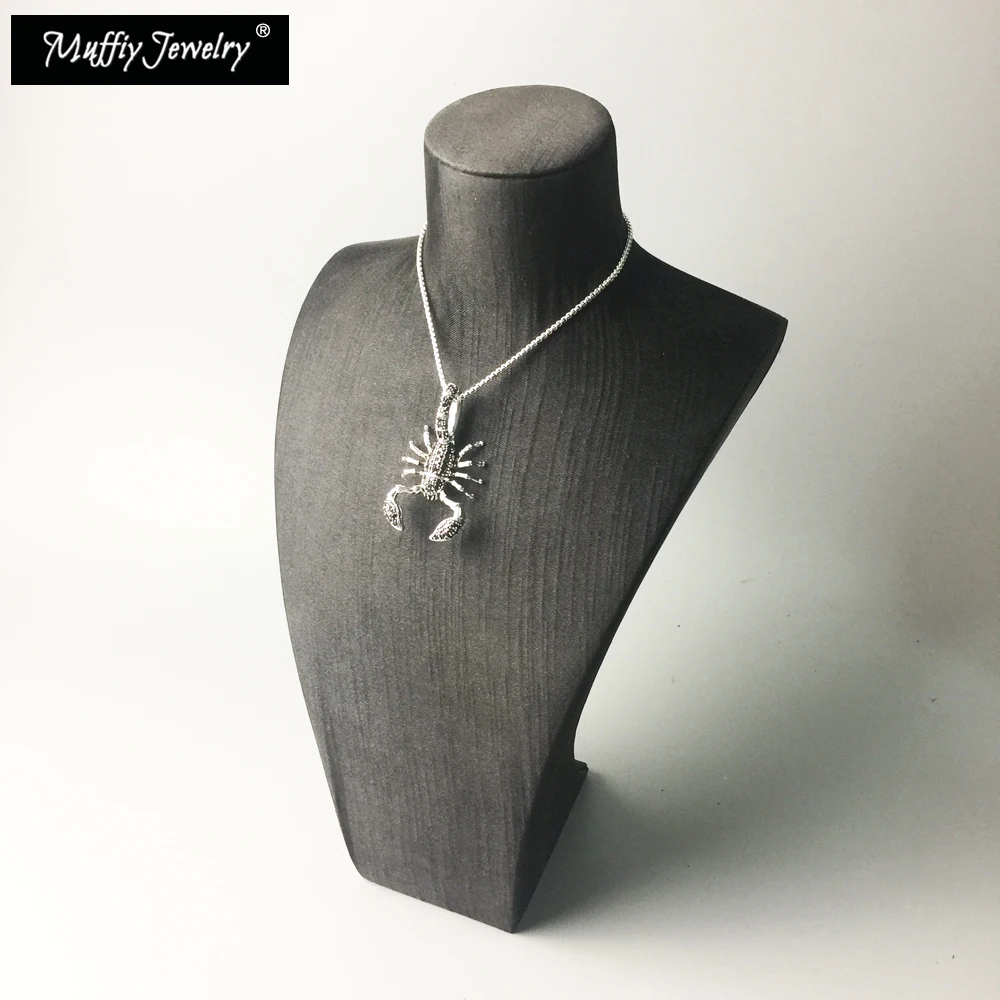 Ожерелье с подвеской в виде скорпиона Европейская мода стиле панк Rebel хорошие