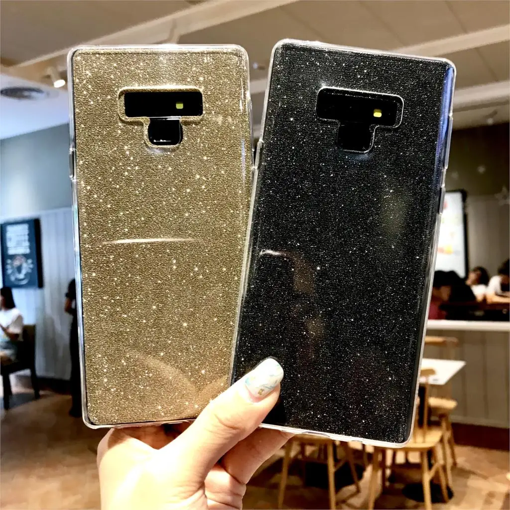 Блестящий силиконовый чехол 2 в 1 для Samsung Note 9 S9 J4 J6 A6 A8 2018 A3 A5 A7 J2 J3 J5 J7 Pro iphone XR XS MAX 6 6s