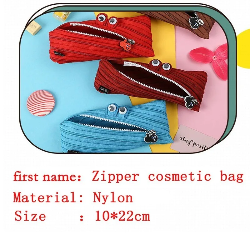 Креативный мультяшный косметичка на молнии милый стиль дамские