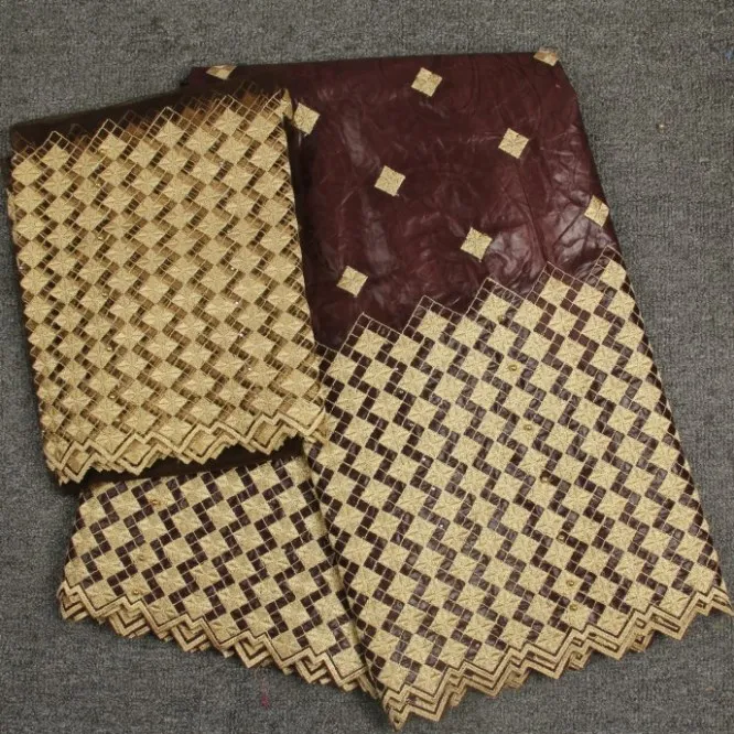 Черный Базен riche getzner с вышивкой 2017 последний стиль французской кружева и чистая