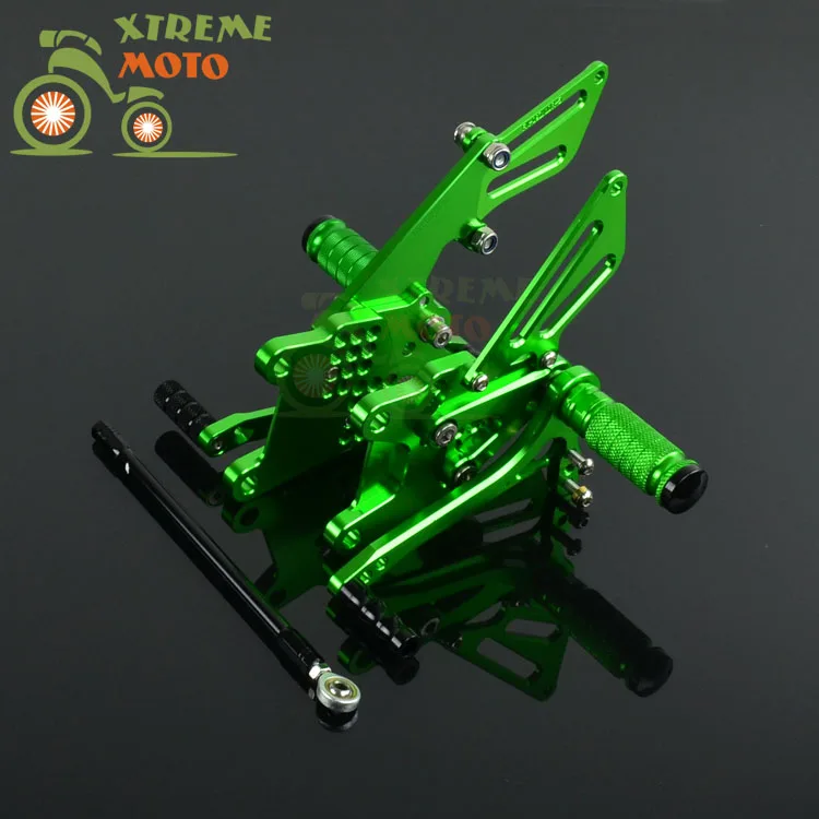 Регулируемые подножки для мотоциклов KAWASAKI ZX10R 2006 2010 2007 2008 2009 06 07 08 09 10|motorcycle