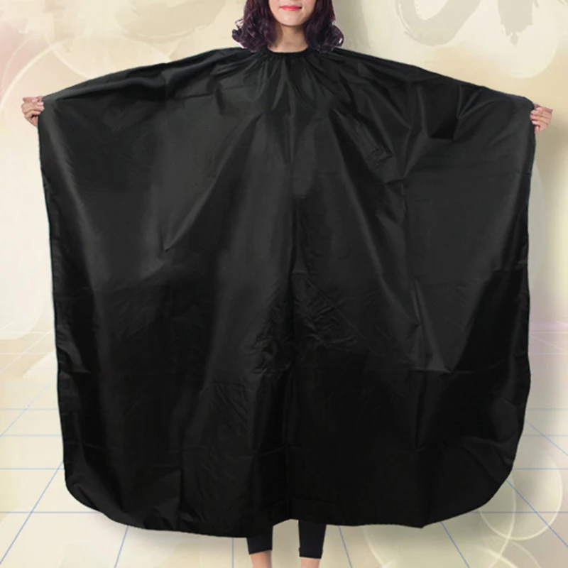 

120*140cm Black Cutting Hair Waterproof Cloth Barber Hairdresser Hair Cutting Cover Capes Cloak Clothes for Unisex