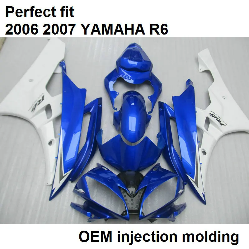 100% подходит пресс форма для литья под давлением Обтекатели Yamaha YZF R6 2006 2007 | Полные комплекты обтекателей -32856728308