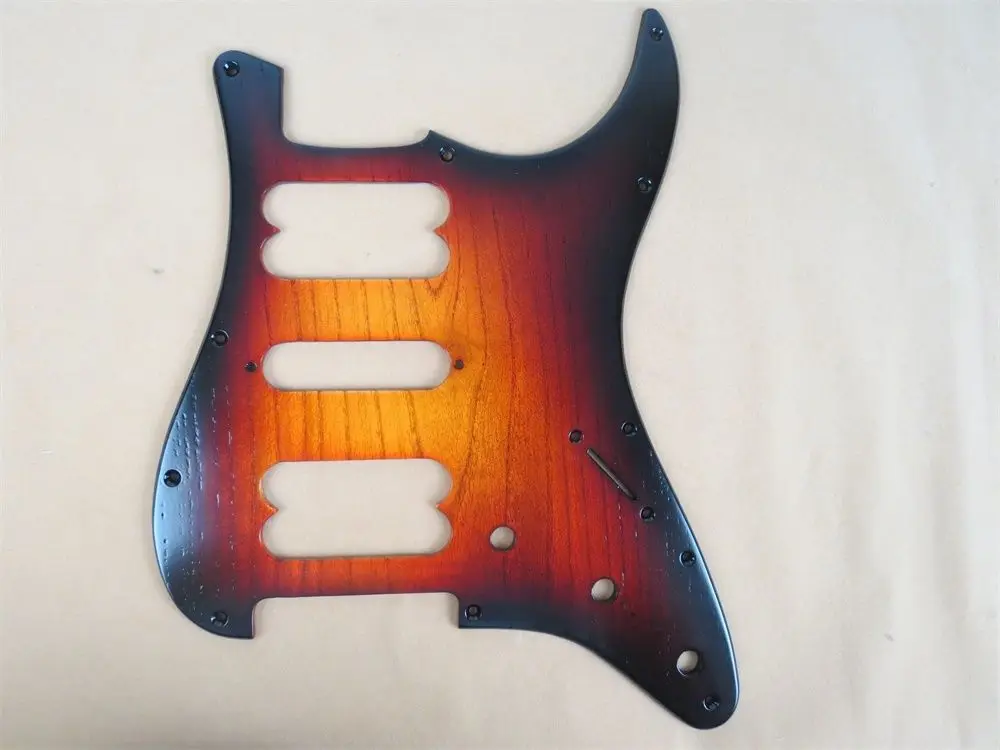 

1PCS solid Ailanthus wood STRAT GUITAR HSH Pickguard #3860