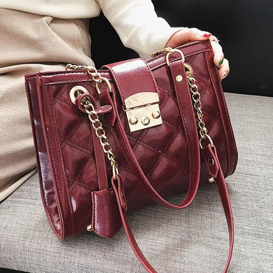 Европейская модная дама Tote Сумка 2019 новое качество ПУ искусственная кожа яркого