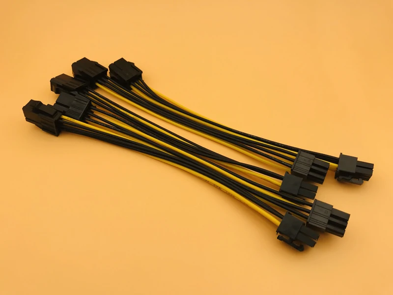 5 шт. удлинитель PCI Express PCIe на 6 контактов 20 см|Компьютерные кабели и разъемы| |