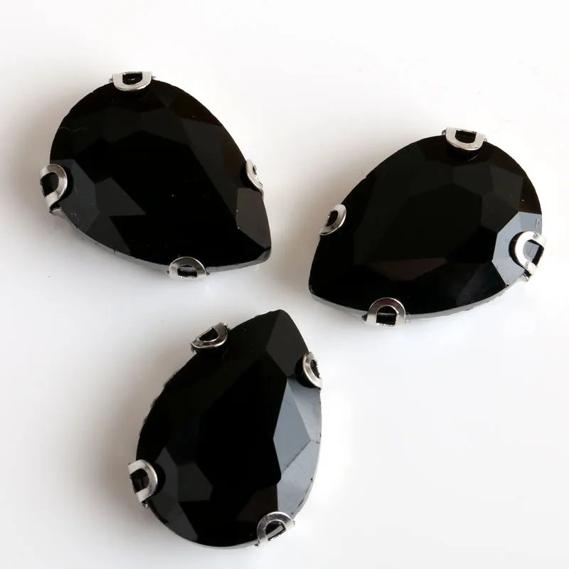 100 шт. каплеобразные красивые камни для капель воды стеклянные Когти сверления