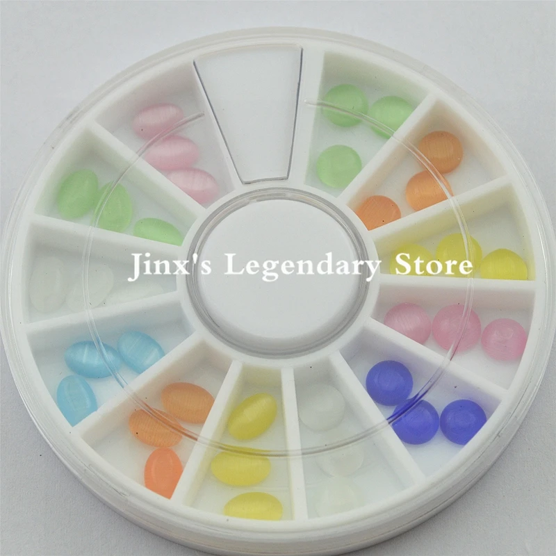 3D плоский задник для дизайна ногтей украшения из смолы сделай сам Блестящий