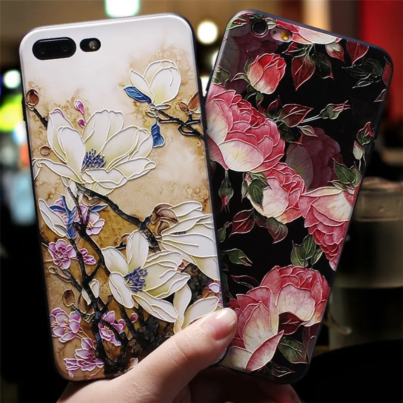 Модный цветочный чехол для телефона iphone 6 6s Puls 7 8 Plus 5 5S X XS XR Femal летний Мягкий
