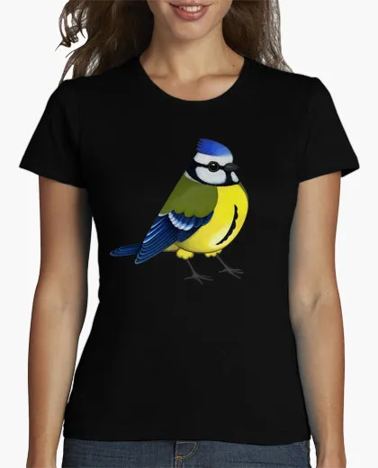 2017 Бросился женщины футболки Красивые Птицы Короткими рукавами Хлопок хип-хоп
