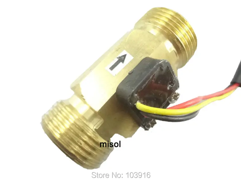 Электронный расходомер MISOL DN20 3/4 дюйма 2 45 л/м электронный датчик расхода