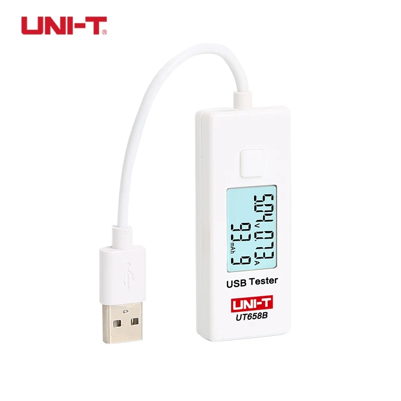UNI-T UT658B цифровой мини-ЖКД USB Вольтметр Амперметр зарядное устройство банк силы