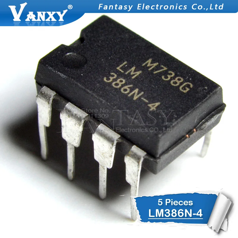 5 шт. LM386N 4 DIP8 LM386 DIP 386N Новый и оригинальный IC|ic dip| |