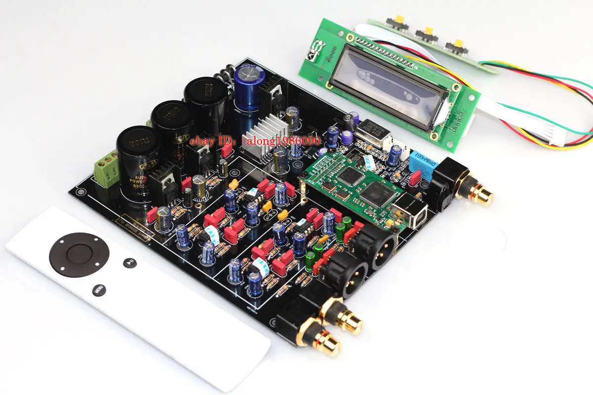 ZEROZONE Assembeld Hi end ES9038PRO DAC плата с пультом + Amanero XMOS USB карта L5-6 | Электроника