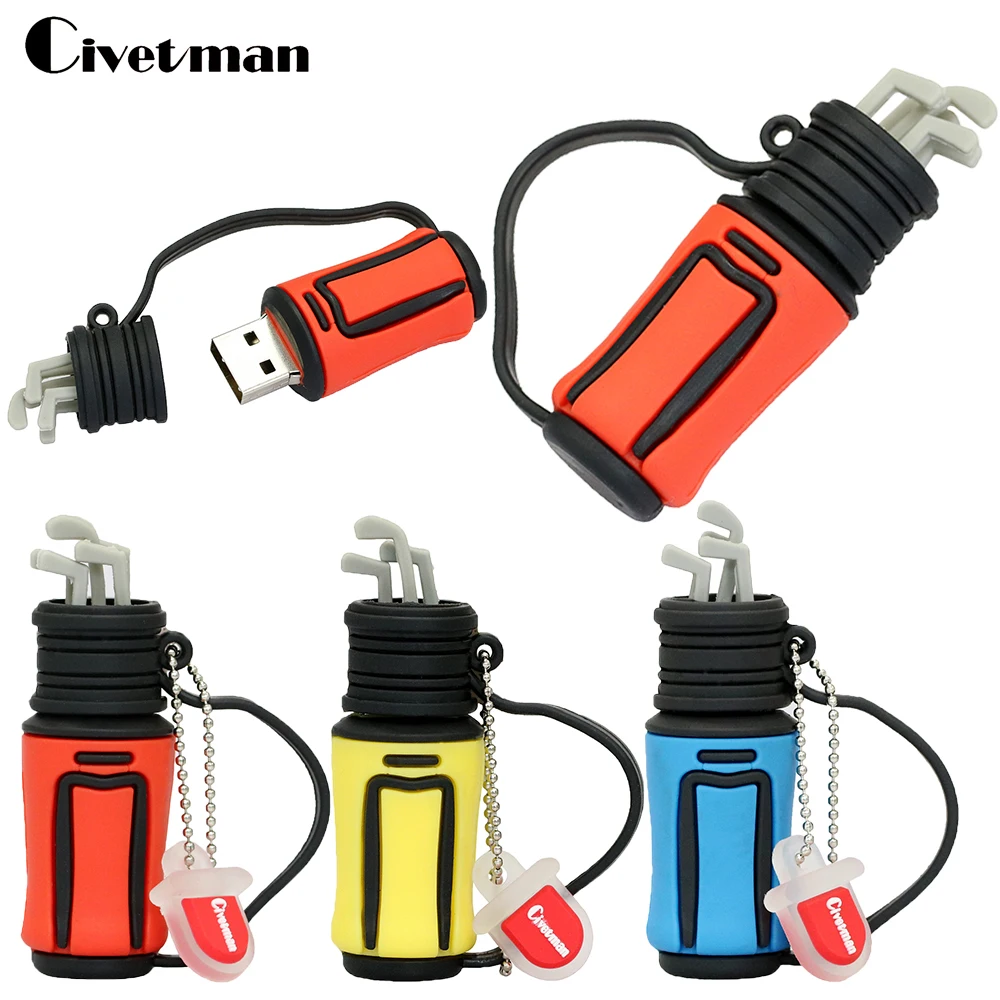 Флешка для гольфа в форме сумки USB флеш накопитель 16 ГБ 32 64 128 256 2.0 Флеш Внешний