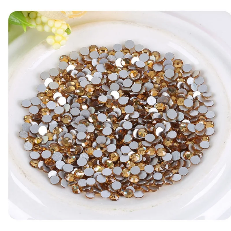 Акция! Высокое качество SS4-SS34 прозрачный кристалл белый 3D дизайн ногтей украшения