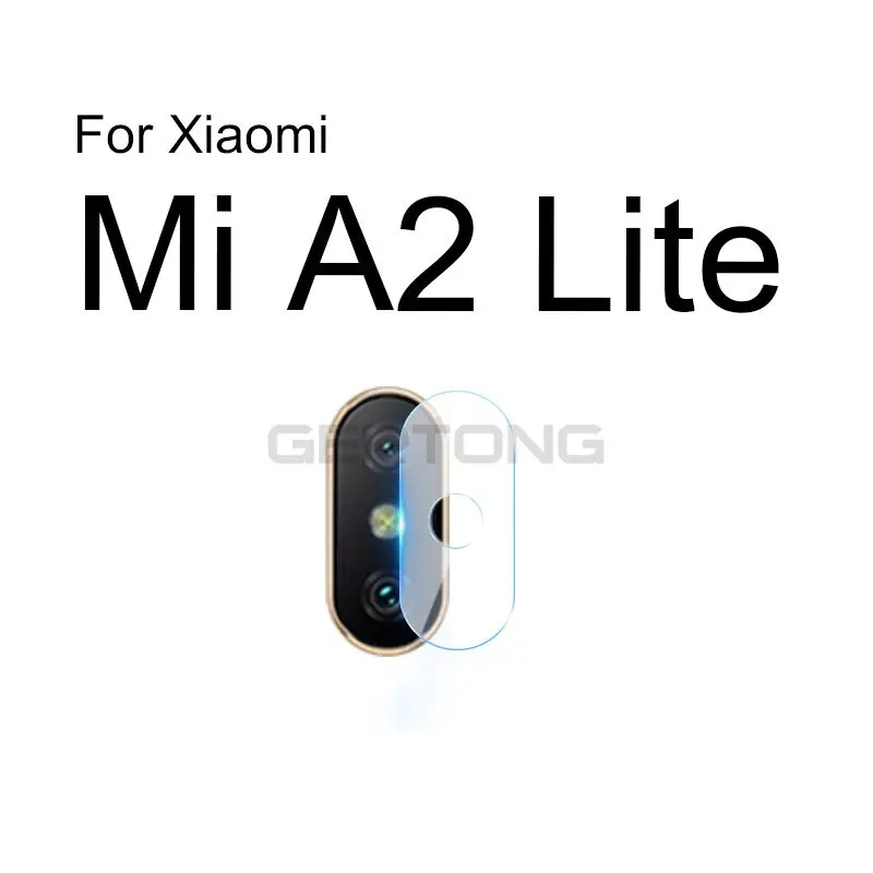 3 шт. объектив для камеры телефона из закаленного стекла для Xiaomi Redmi 7 6A Note 7 6 5 Pro Mi8 Mi A1 A2 Lite Mi9 SE защитная пленка - Цвет: For Mi A2 lite