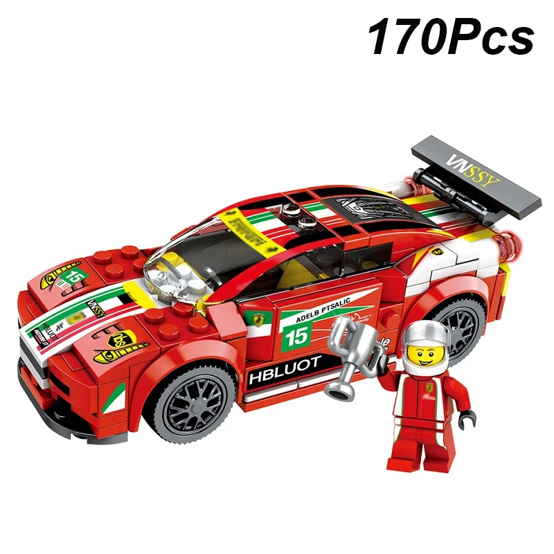 707 шт. город супер гонщики 4 компл./лот игрушки Совместимые Legoings скорость чемпионы