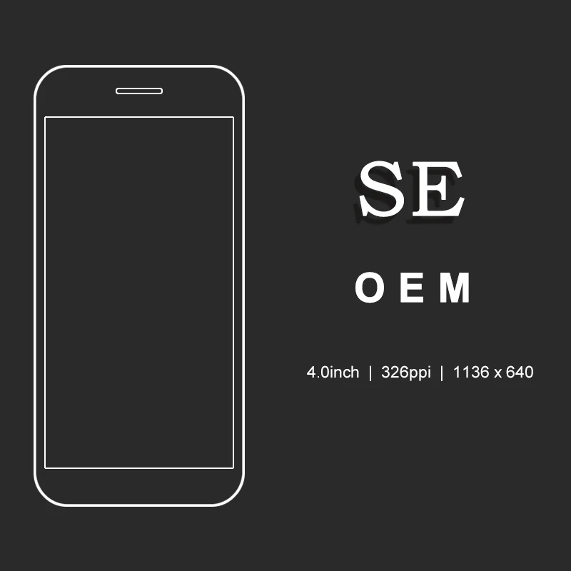 10 шт. OEM ЖК дисплей для iPhone SE с сенсорным экраном в сборе дигитайзер iphone 5S экран