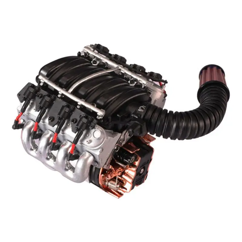 DJC-0641 LS3 V8 6.2L крышка двигателя вентилятор радиатора для 1/10 TRX4 D90/110/130 Запчасти