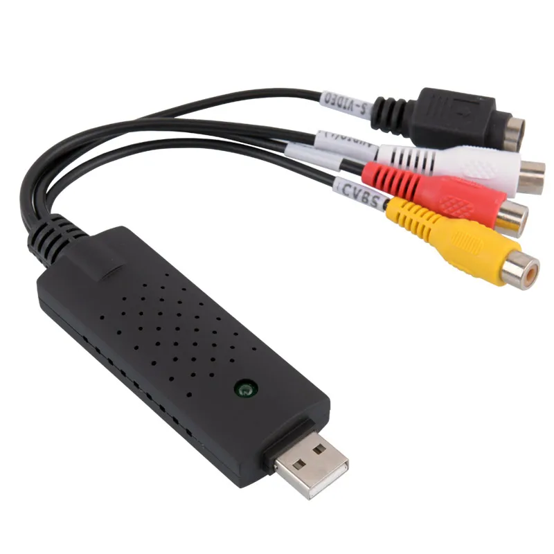 Легкая крышка USB 2 0 Видео ТВ DVD VHS DVR Cap ture адаптер легкая видео поддержка Win10 для MAC IOS