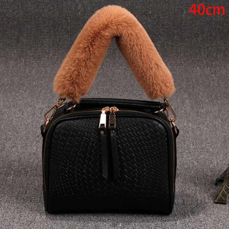 as picture 1 шт 120/40 см меховой сменный ремешок для сумки с золотой пряжкой DIY ремешки для сумки для кошелька Ремни Аксессуары для сумок - Цвет: as picture