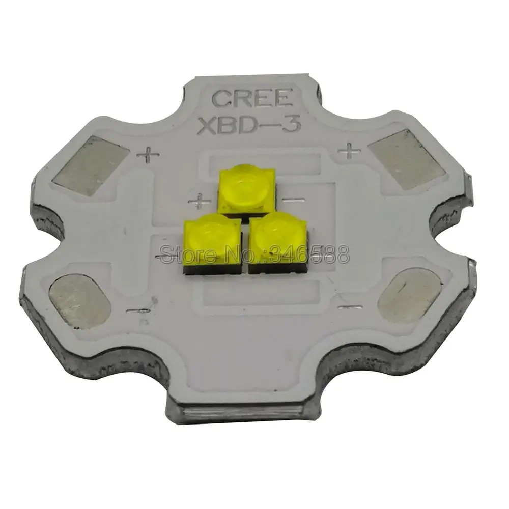Cree XBD XB D 3 светодиода светодиодная лампа эмиттер белый теплый красный зеленый