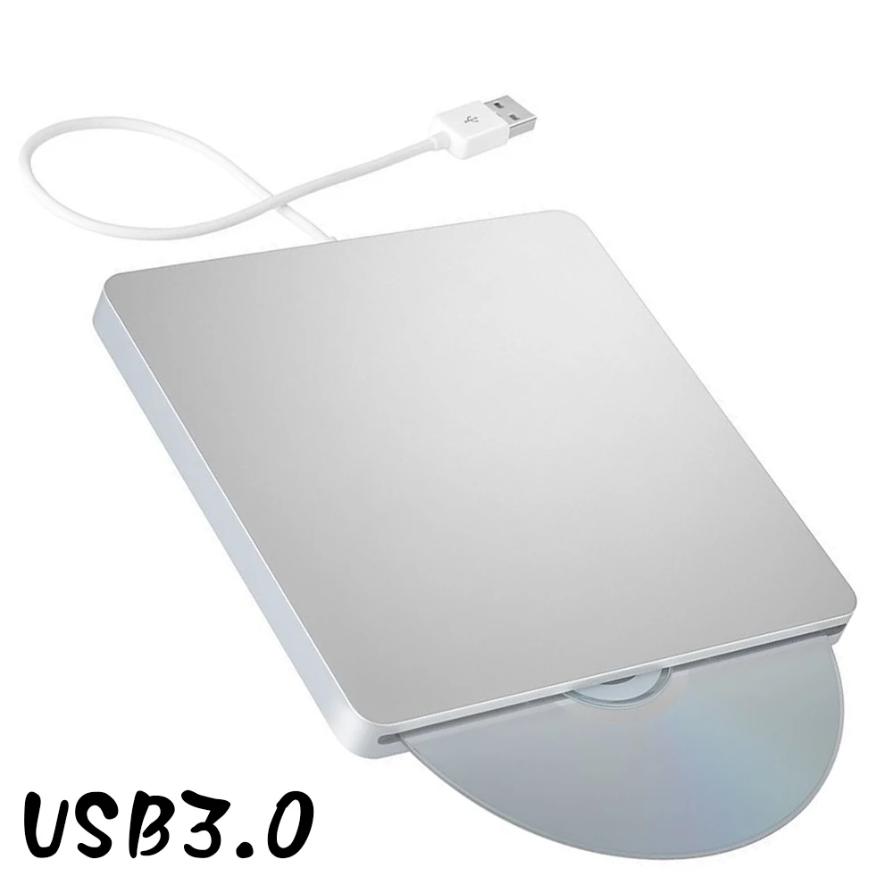 Внешний тонкий DVD накопитель USB 3 0 портативный привод для Samsung Asus Dell HP ACER Lenovo Toshiba