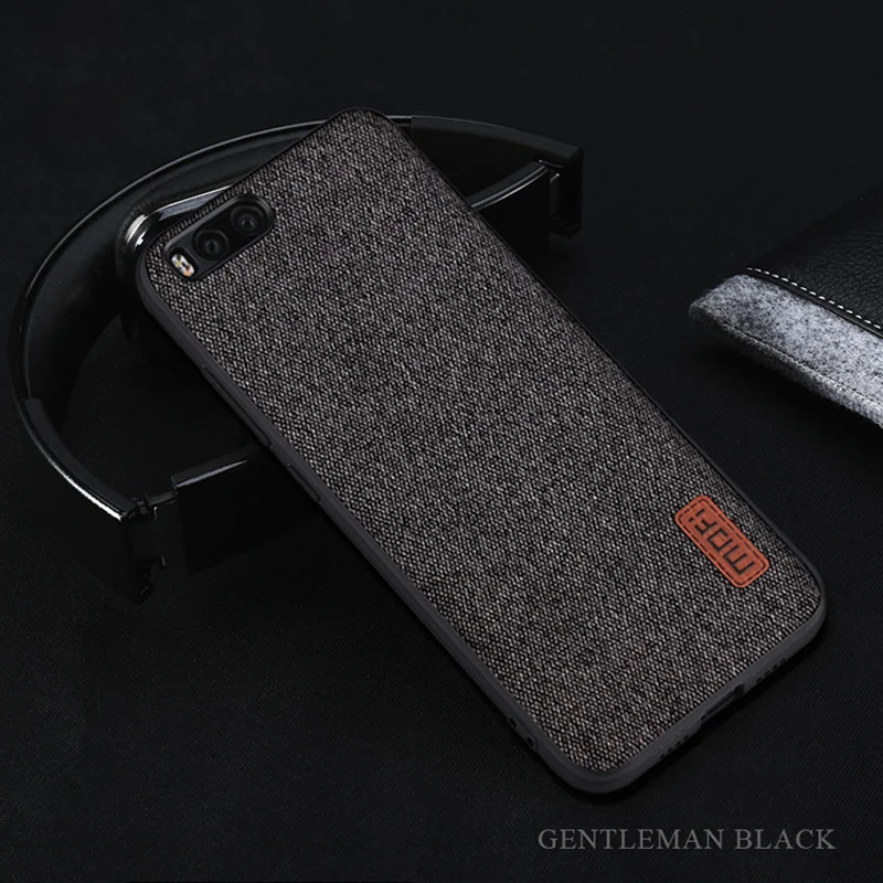 MOFi для Xiaomi Mi 6 чехол Жесткий Чехол задней панели мягкого ТПУ Edge Mi6 текстильная