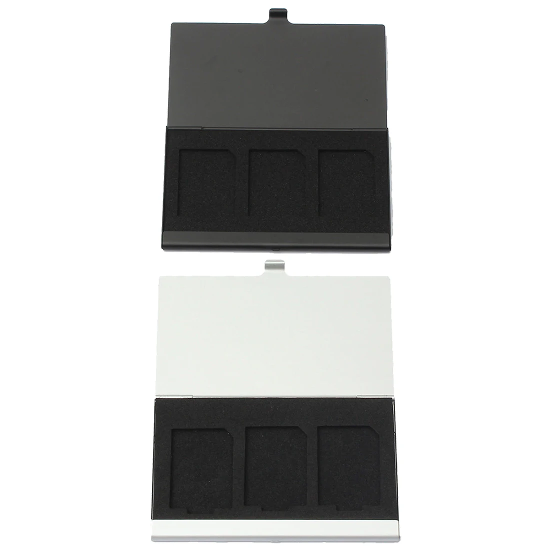 Чехол из алюминиевого сплава для карт памяти держатели 3 SD карт|memory card case|memory case