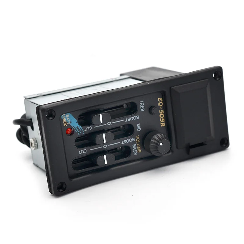 3 полосный правая рука EQ 505R Акустическая гитара Эквалайзер предусилитель