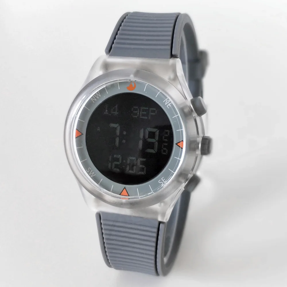 Adhan Watch for Muslim with Prayer Qiblah Compass Fajr Time Hijri Calenda and Backlight AL-Harameen New Version