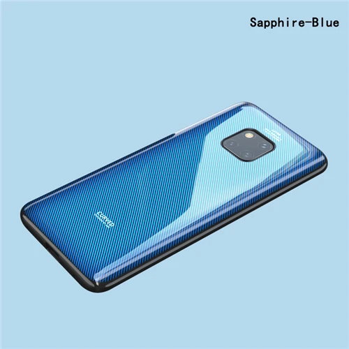 Sapphire blue Mate 20 pro Чехол для huawei mate 20 чехол для телефона 360 бампер полное заднее покрытие Роскошный чехол Ультратонкий чехол для huawei mate 20 корпус - Цвет: Sapphire blue