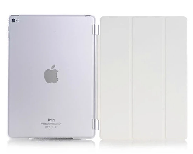 RYGOU Smart Cover для Apple ipad air 2 ipad 6 из искусственной кожи магнитный передний чехол+ Жесткий задний Чехол для ipad air 2 чехол для планшета C