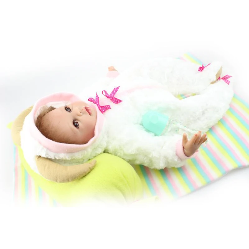 NPK силиконовые куклы Reborn Babies 55 см реалистичные принцессы для новорожденных