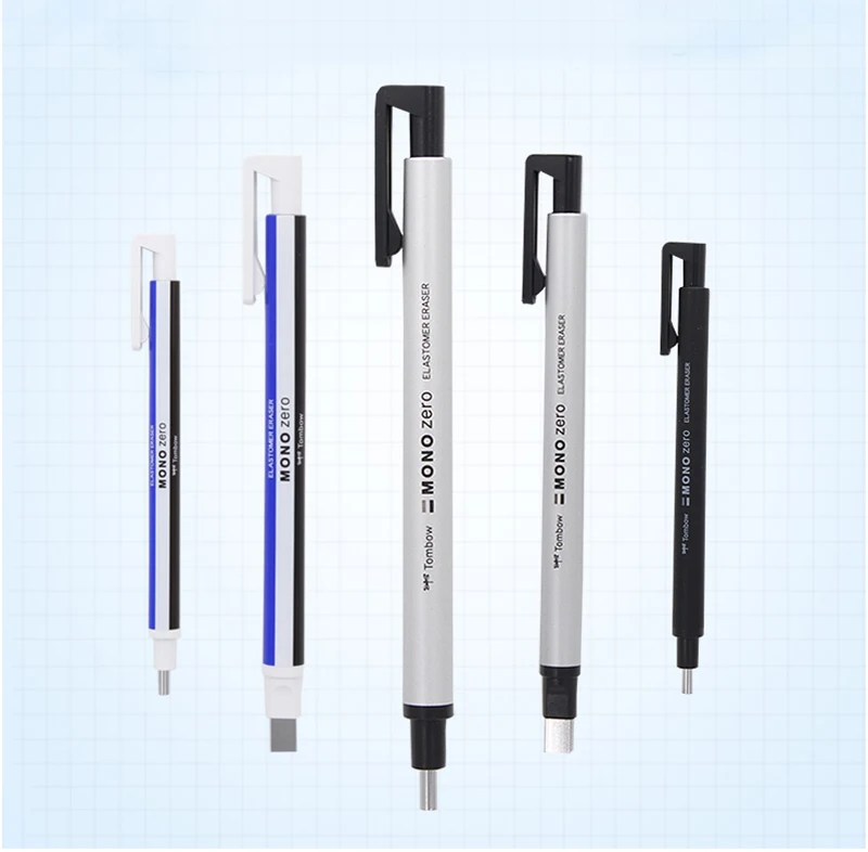 TOMBOW EH-KUR/EH-KUS стиль карандаша круглые/квадратные кончики детали изюминка ластик карандаш резиновый идеальный Revise Elastone ластик