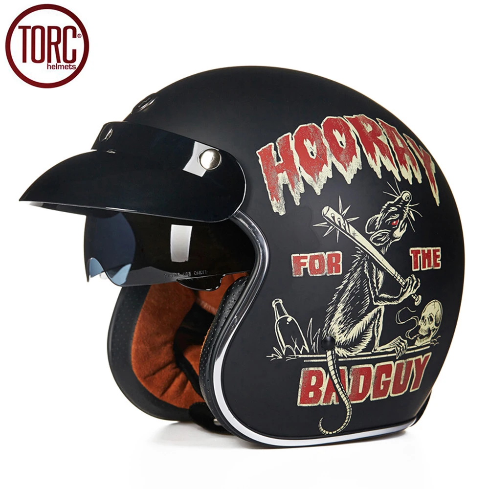 Шлем TORC moto rcycle ретро с открытым лицом винтажный крейсерский шлем T57A Casque Casco cicleta