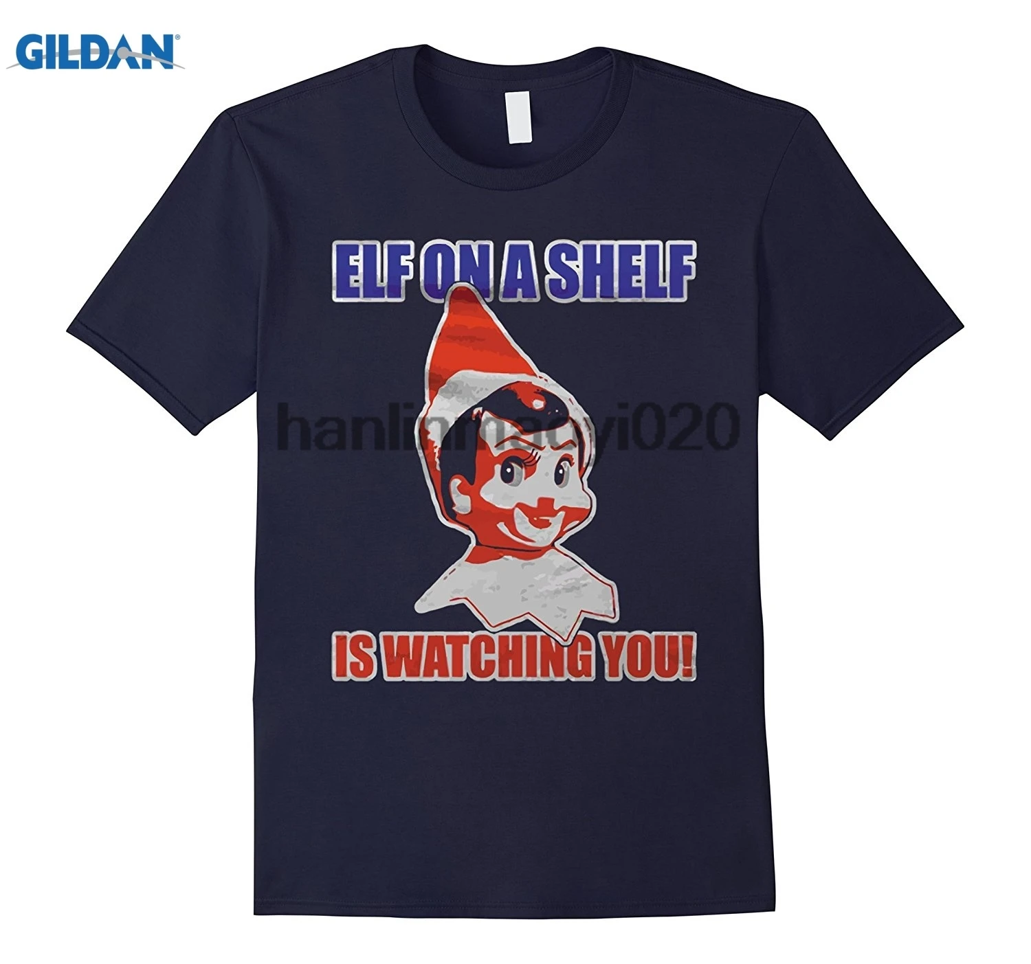 GILDAN Christmas shirt gift ELF ON A SHELF | Мужская одежда