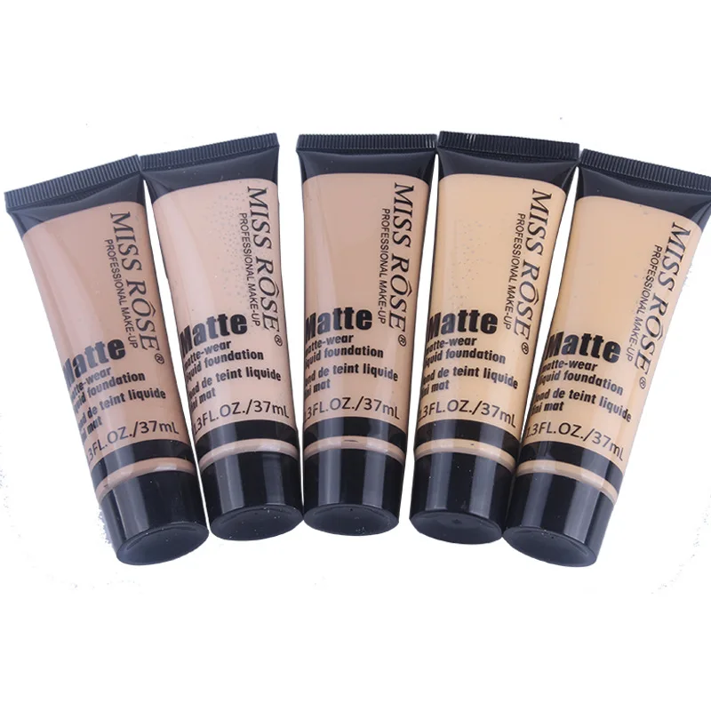 Miss Rose Face 37ml Concealer Makeup Natural Moisturizer Brighten Cream Professional Base Liquid Foundation Primer | Красота и
