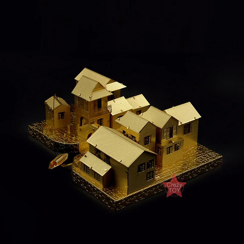 Металлический 3D нано пазл Microworld набор строительных моделей древнего водного